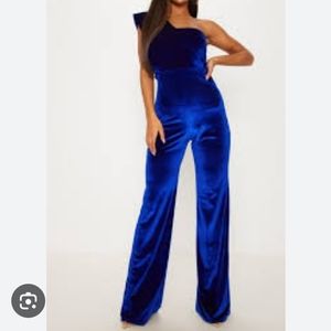 NWT Velvet one shoulder jumpsuit